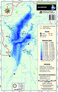 Montjoie Lake | Stretched Canvas - Individual Chart