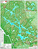 Kipawa Lake | Stretched Canvas - Individual Chart