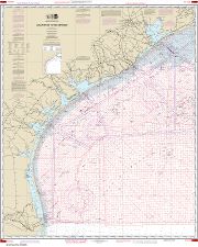 Galveston to Rio Grande (Oil and Gas Leasing Areas) | NOAA Chart 1117A - NOAA Chart