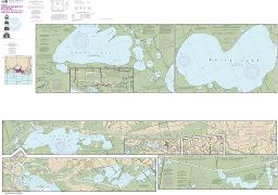 Intracoastal Waterway Forked Island to Ellender, including the Mermantau River, Grand Lake and White Lake | NOAA Chart 11348