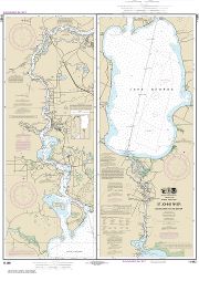 Waterproof chart of Lake St. Clair | NOAA Chart 14850 | TrakMaps