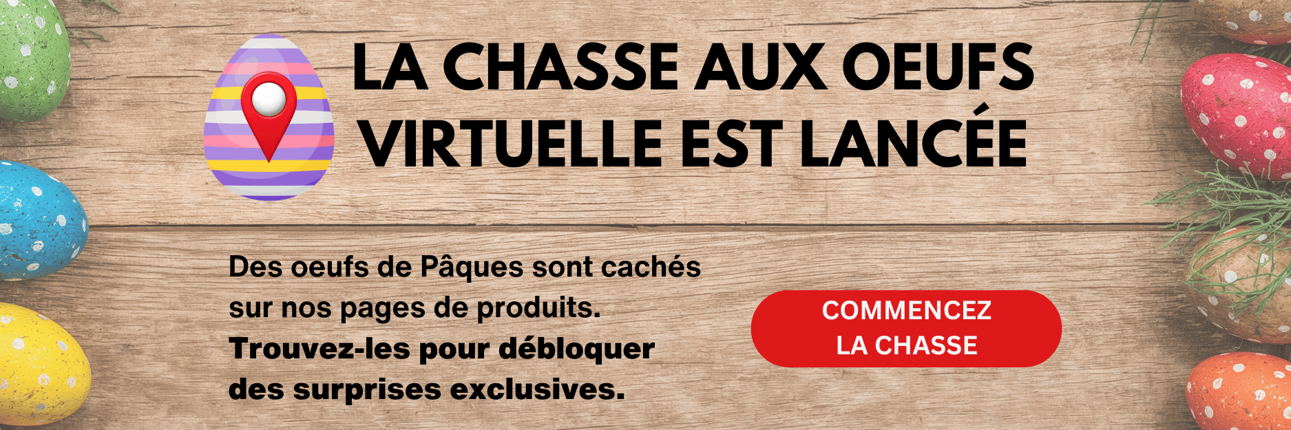 Chasse aux oeufs virtuelle