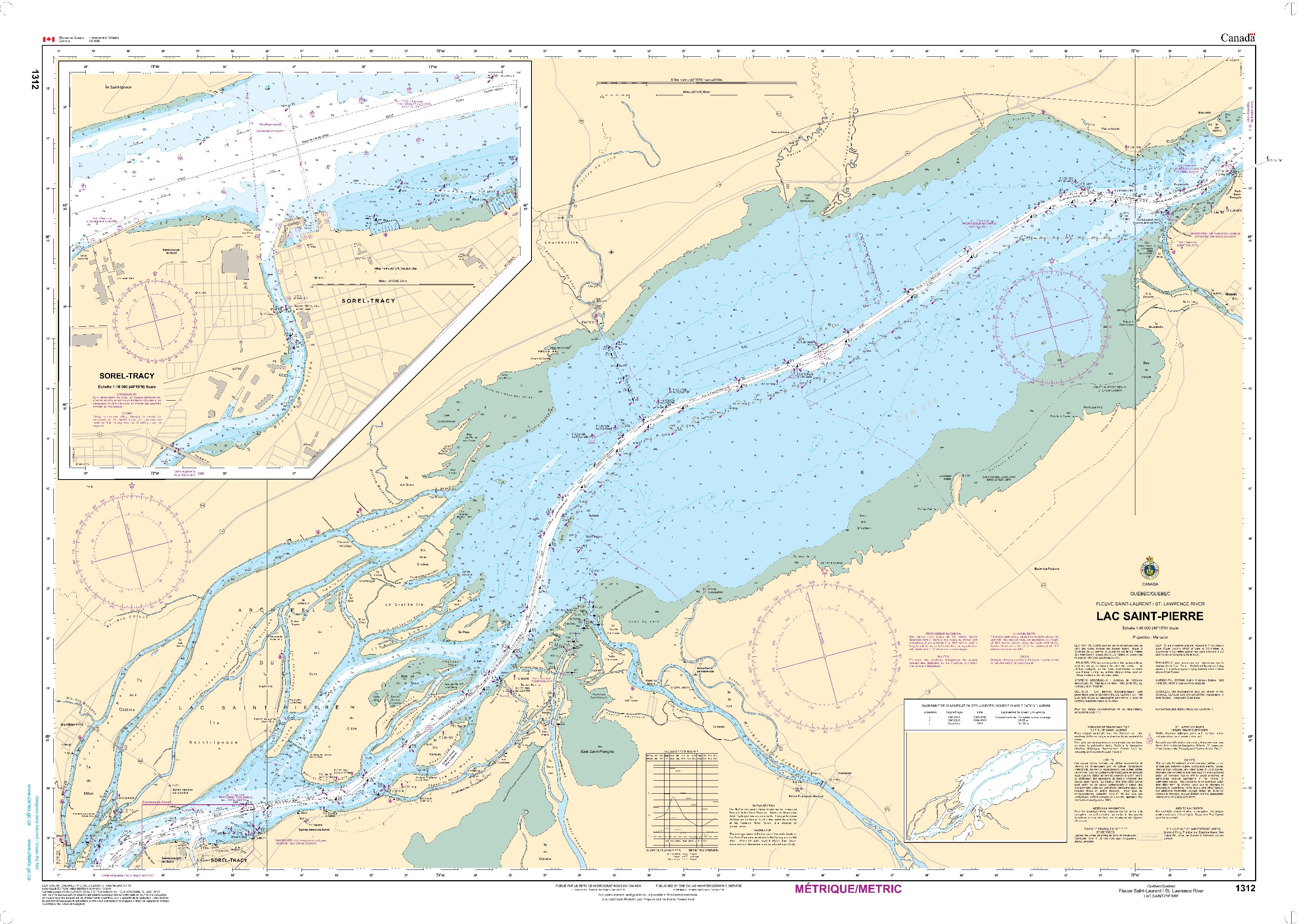 Lac Saint-Pierre | CHS Chart 1312