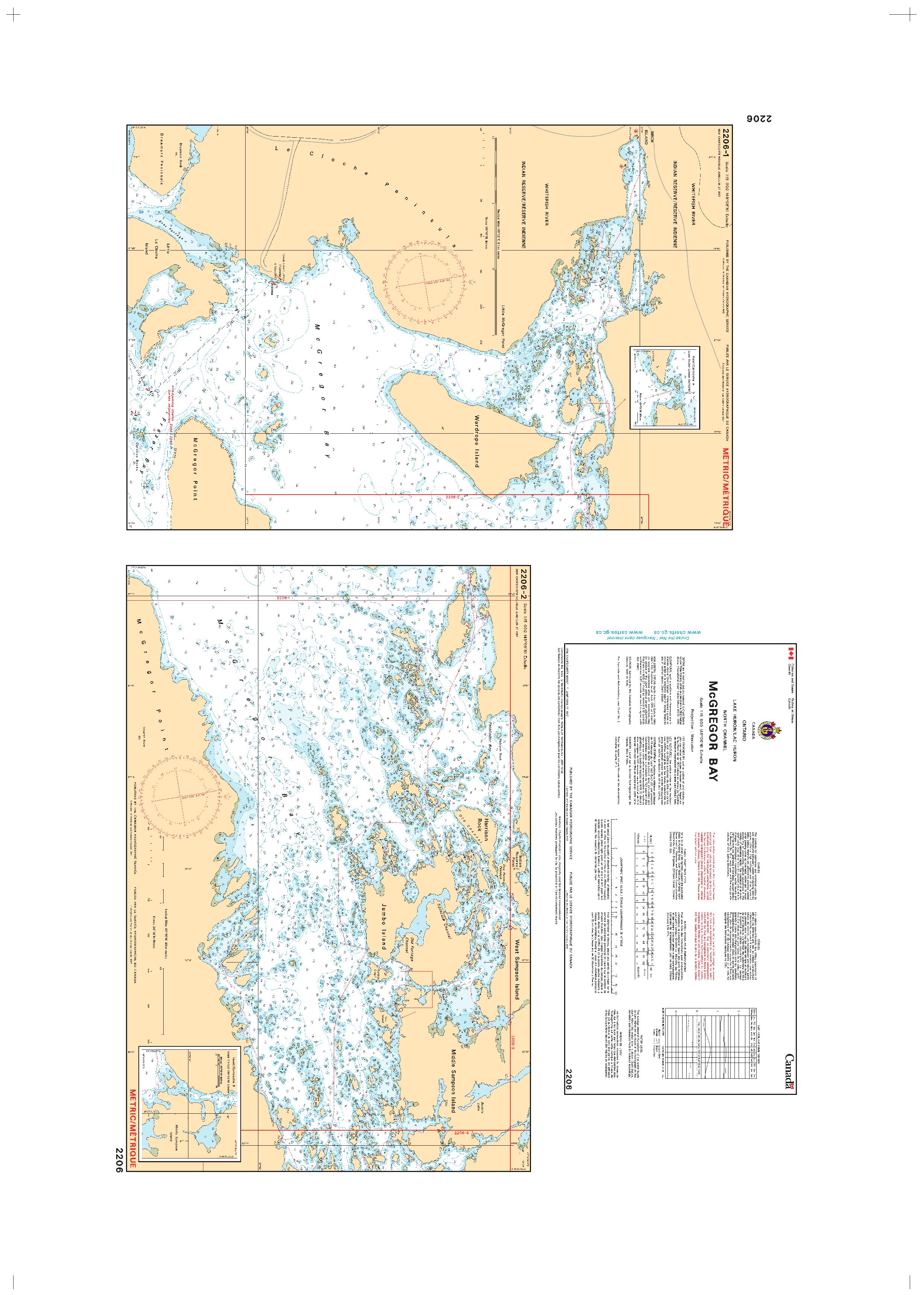 McGregor Bay - 2 FEUILLES | Carte SHC 2206