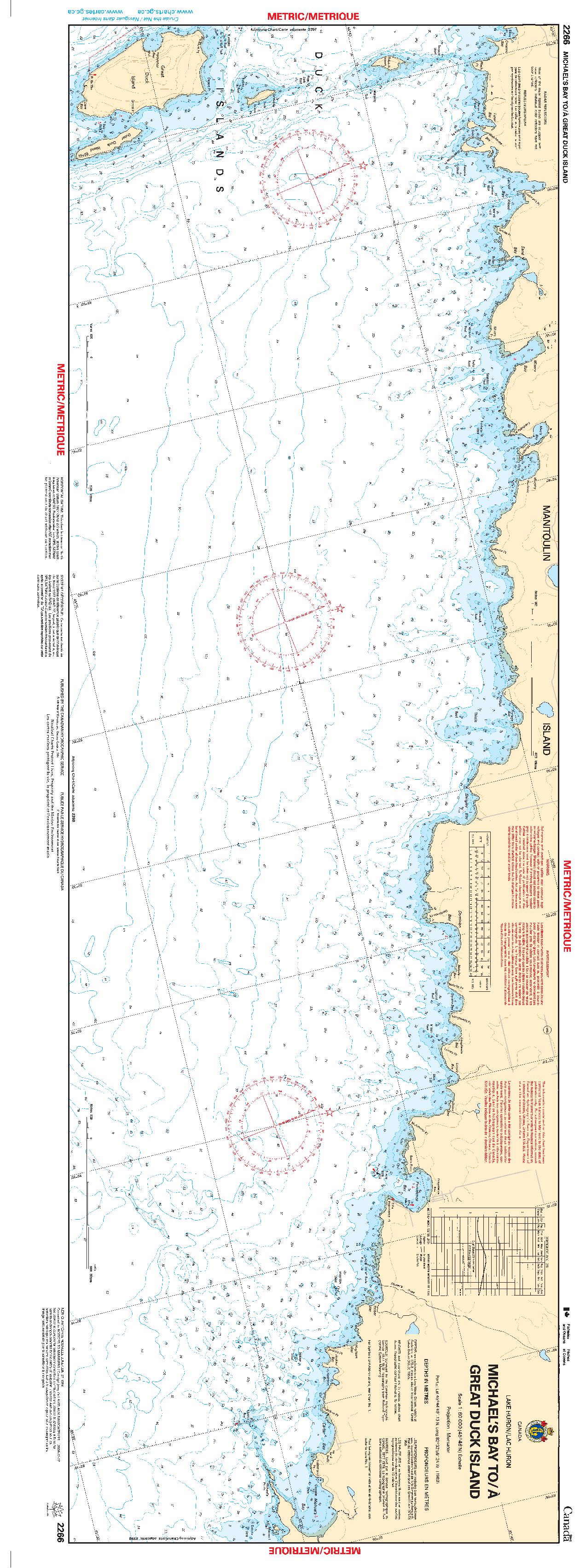 Michael's Bay to/à Great Duck Island | CHS Chart 2266
