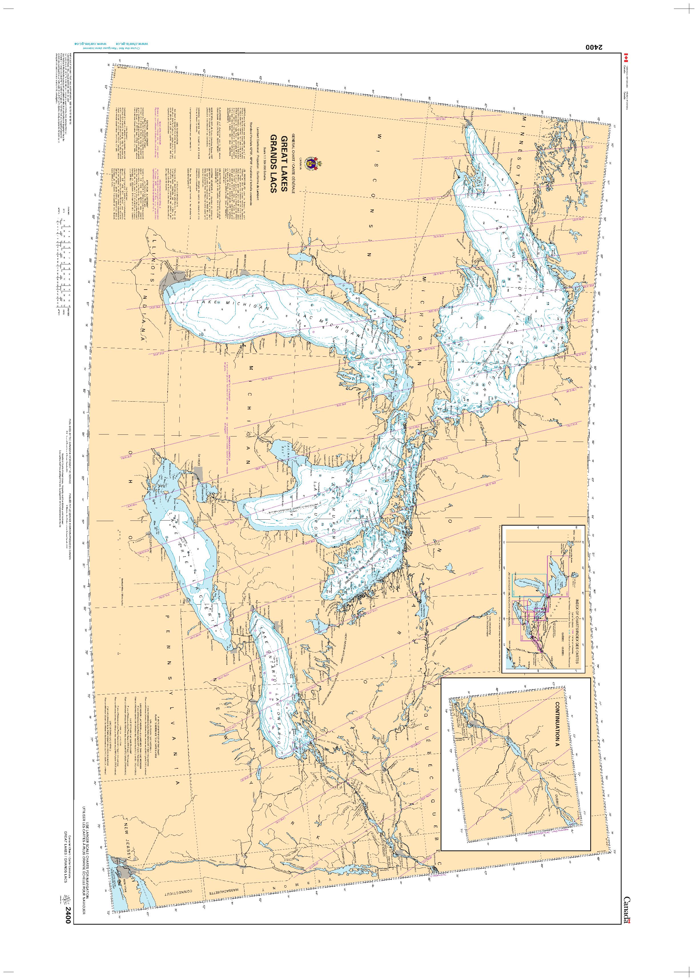 Great Lakes/Grands Lacs | CHS Chart 2400