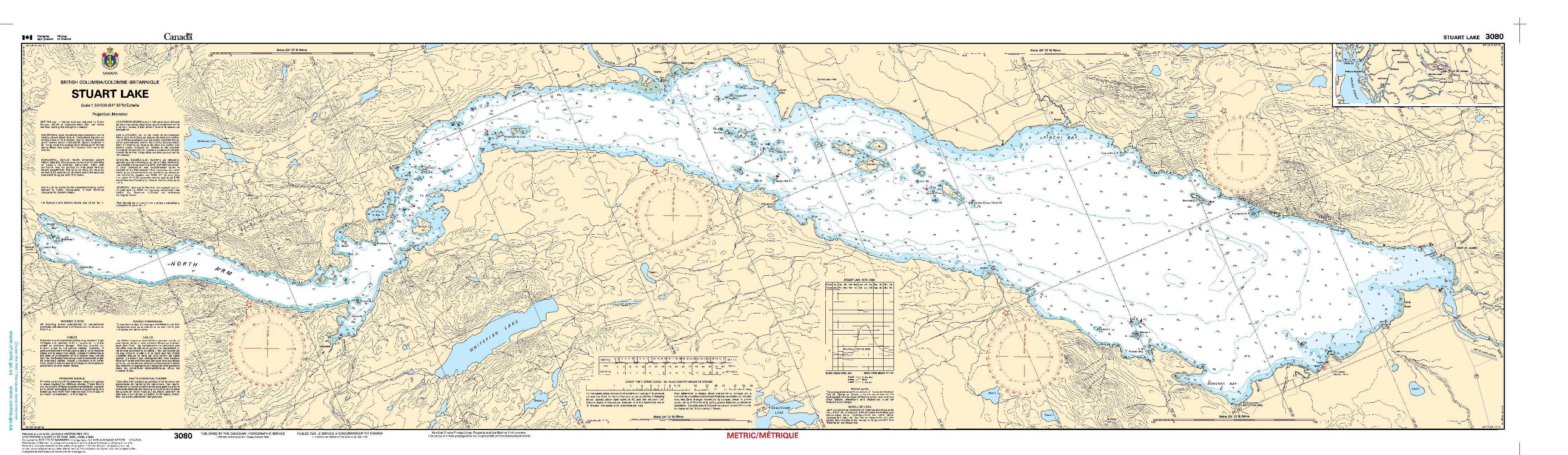 Stuart Lake | Carte SHC 3080