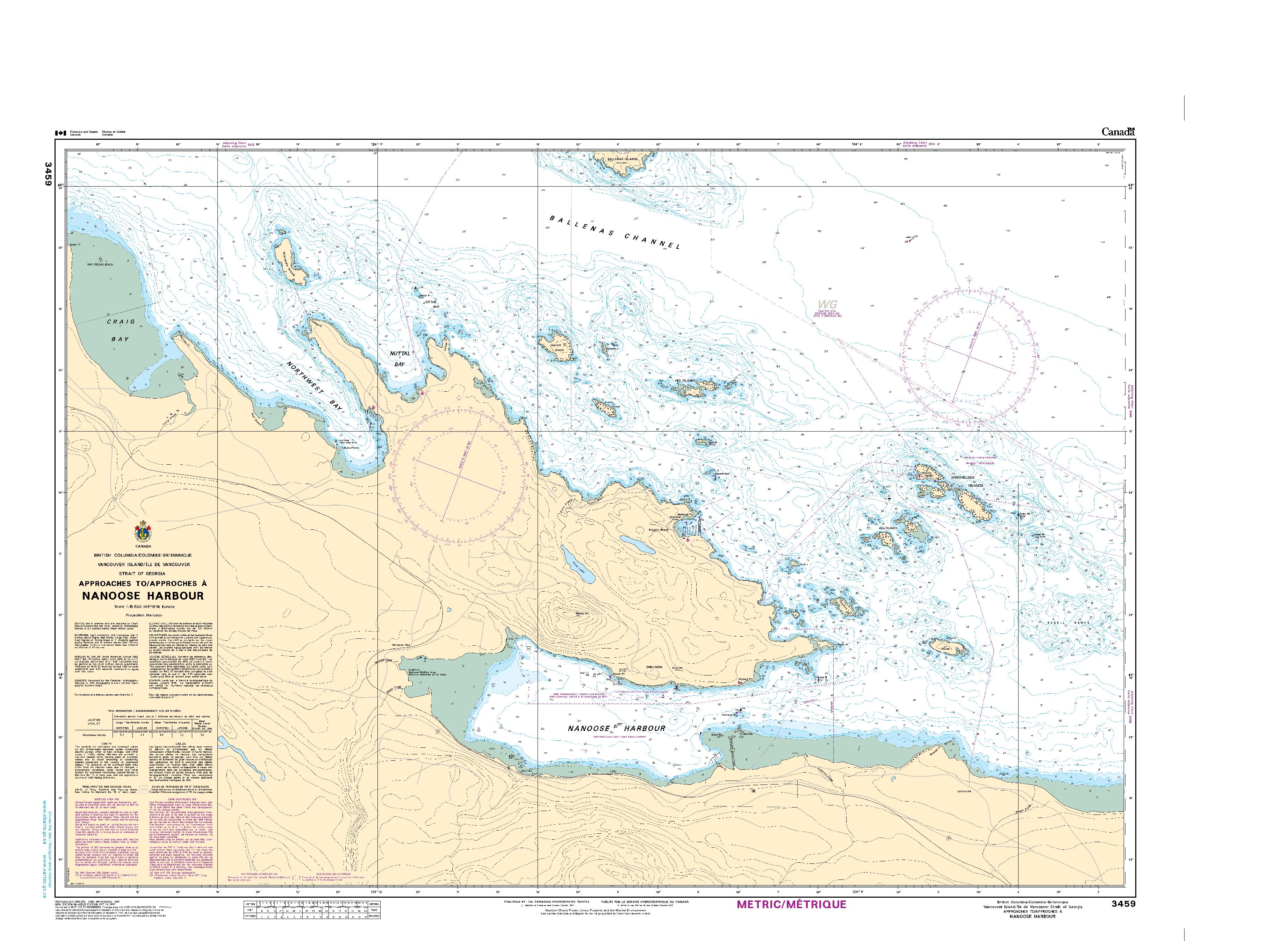 Approaches to/Approches à Nanoose Harbour | Carte SHC 3459