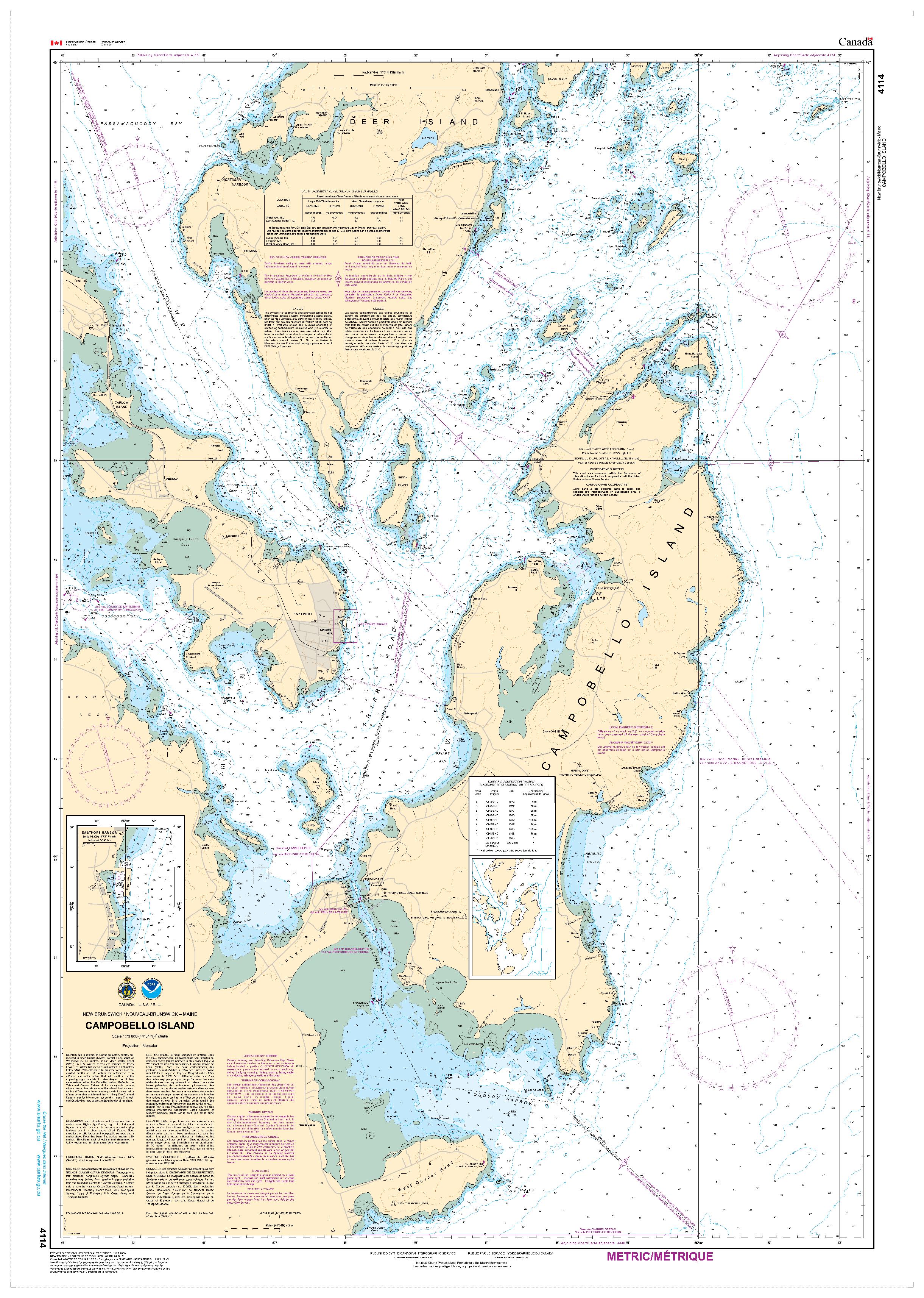 Campobello Island | Carte SHC 4114