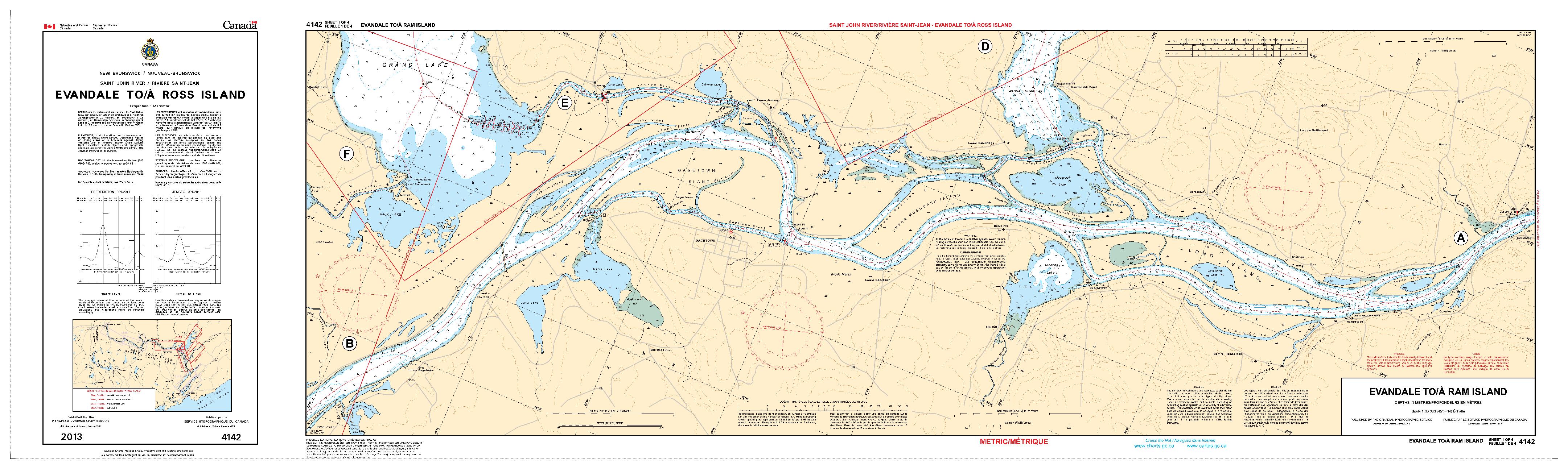 Evandale to / à Ross Island - 4 FEUILLES | Carte SHC 4142