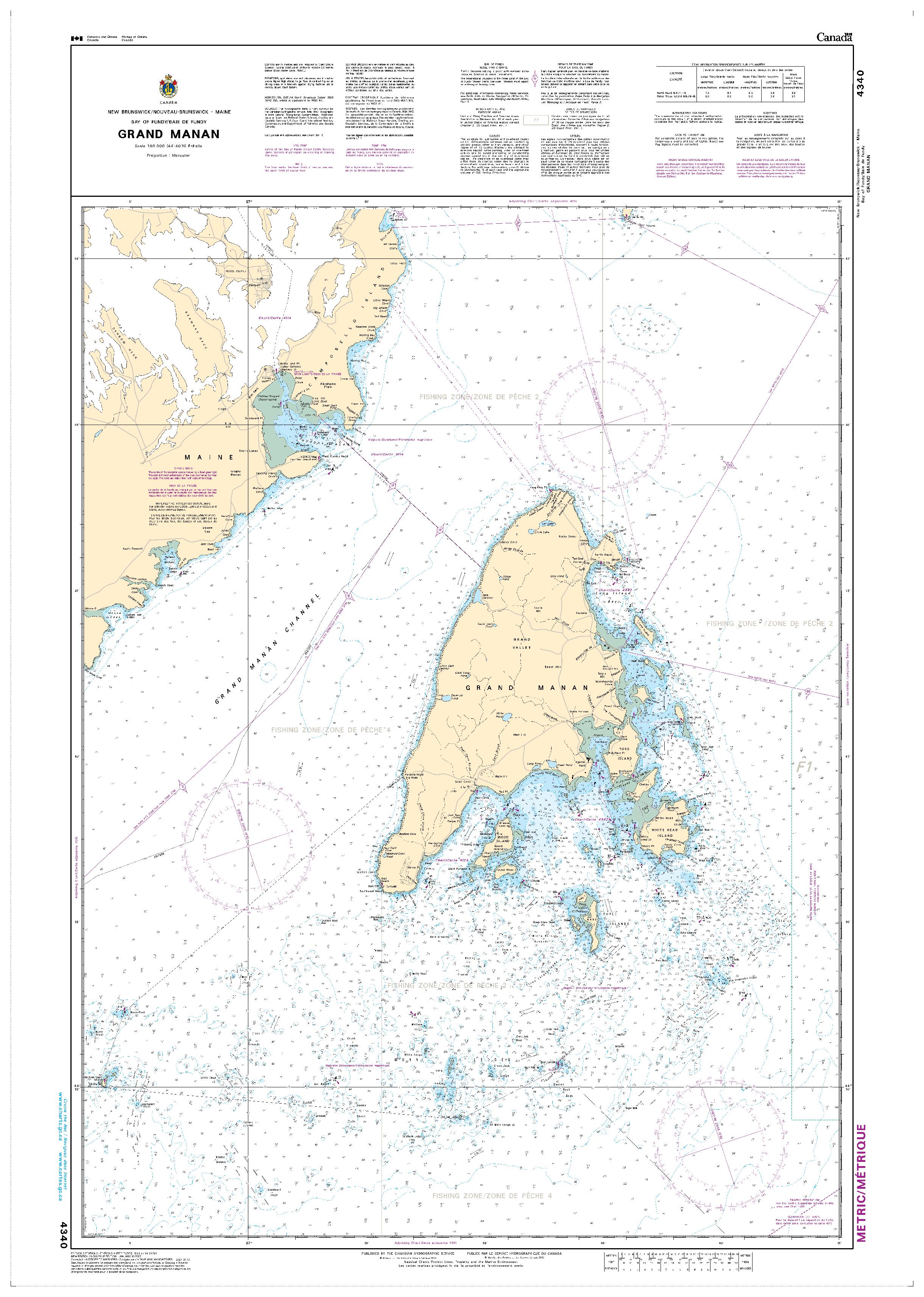 Grand Manan | CHS Chart 4340