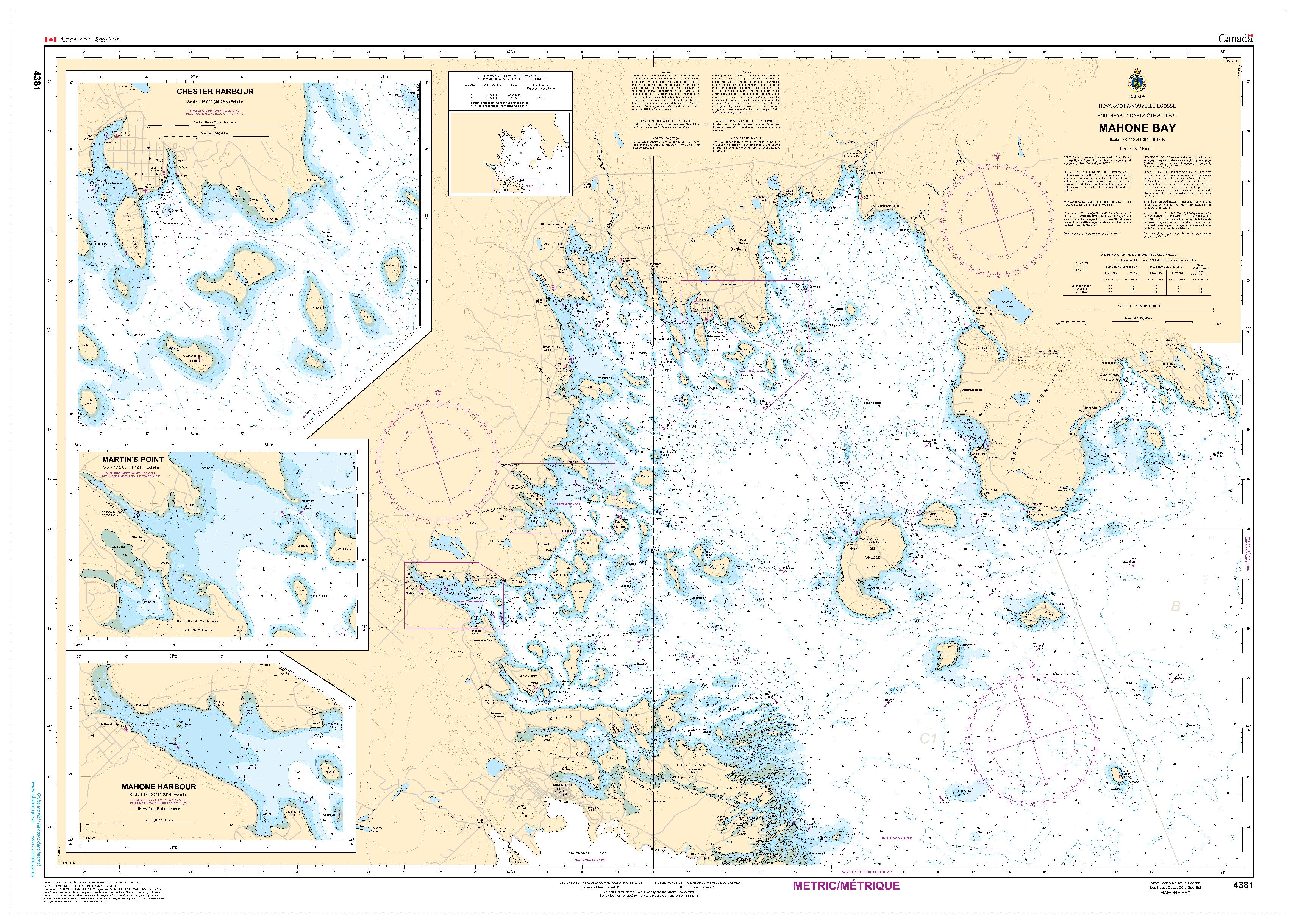Mahone Bay | CHS Chart 4381