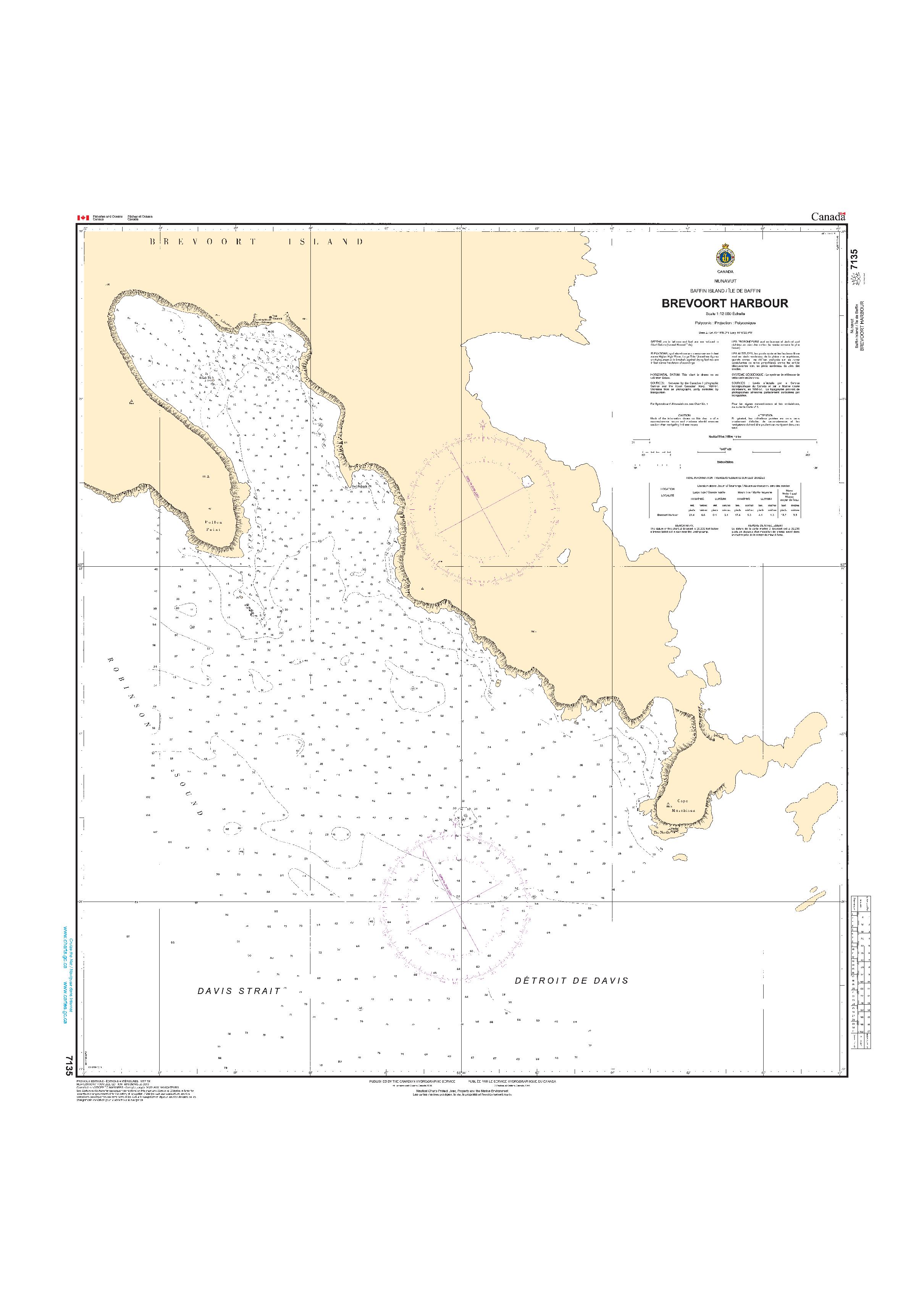 Brevoort Harbour | CHS Chart 7135