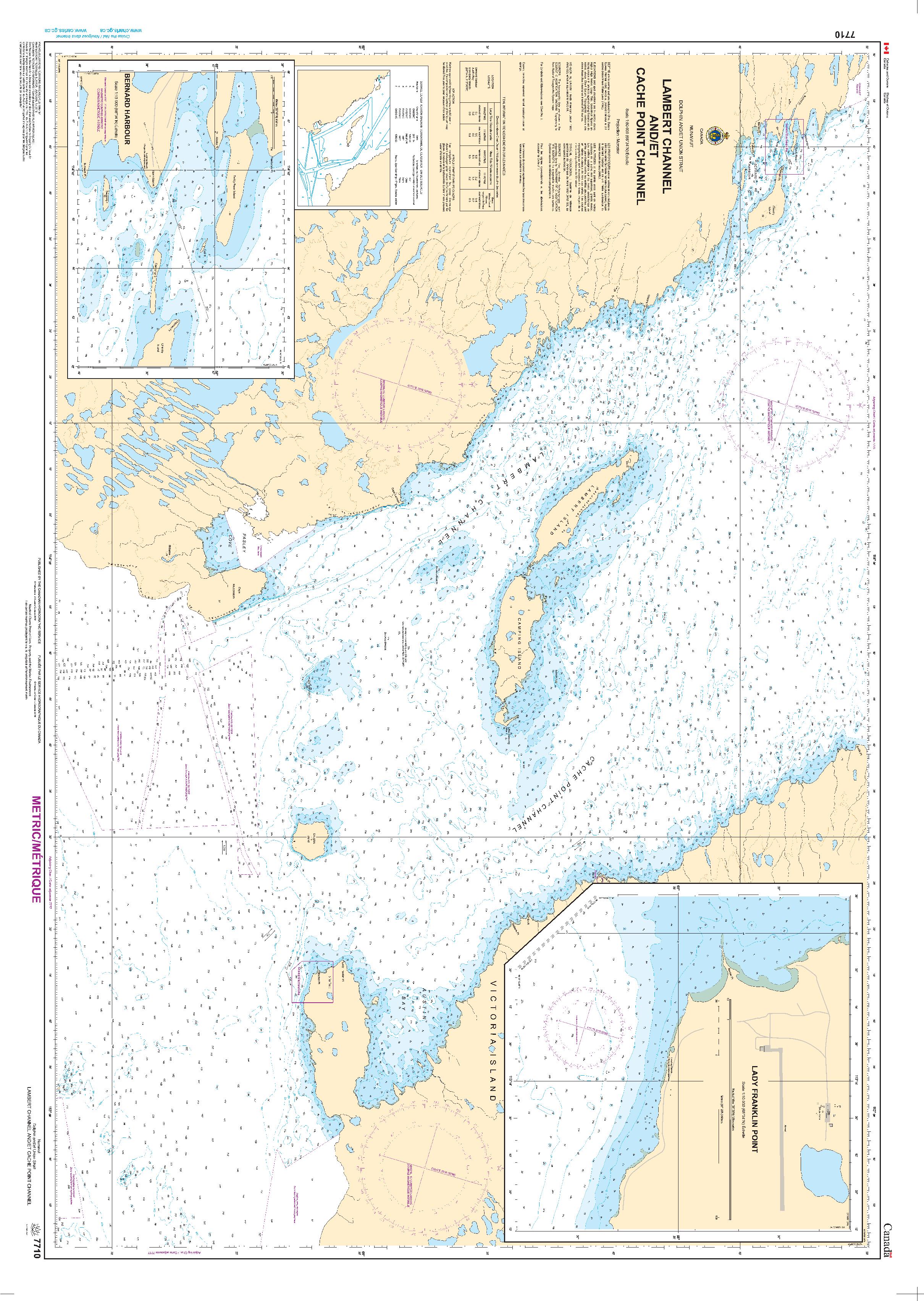 Lambert Channel and/et Cache Point Channel | CHS Chart 7710