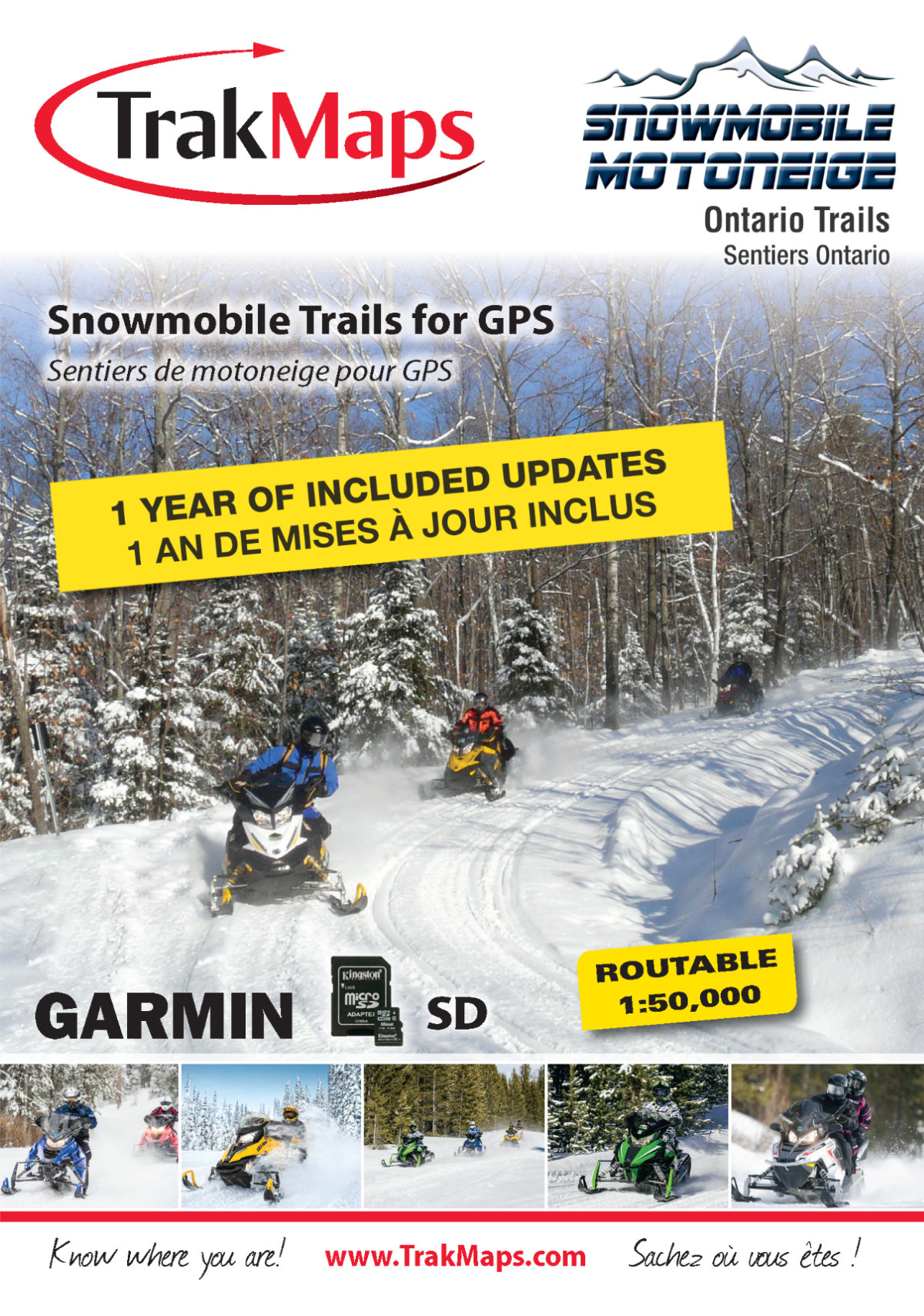 Snowmobile Alberta for Garmin GPS