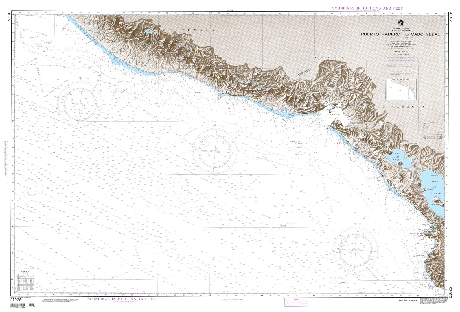 Puerto Madero to Cabo Velas | NGA Chart 21026