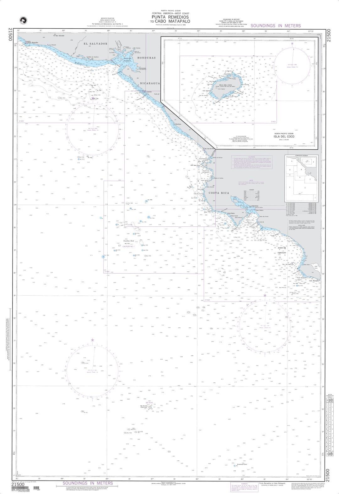 Punta Remedios to Cabo Matapalo | Carte NGA 21500