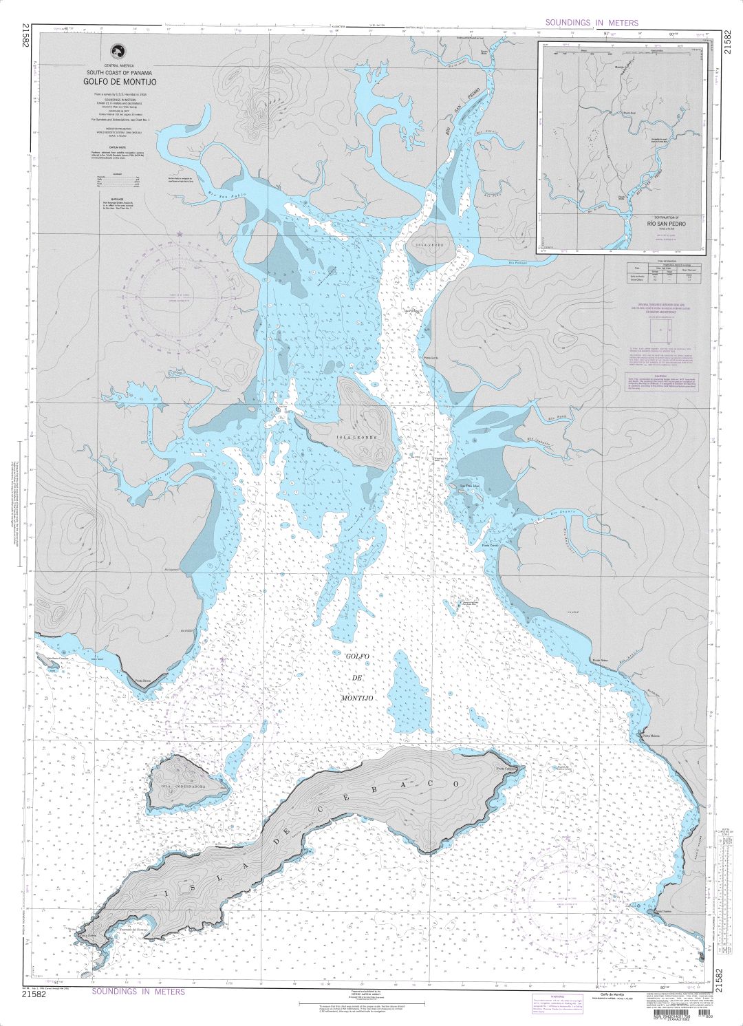 Golfo de Montijo | NGA Chart 21582