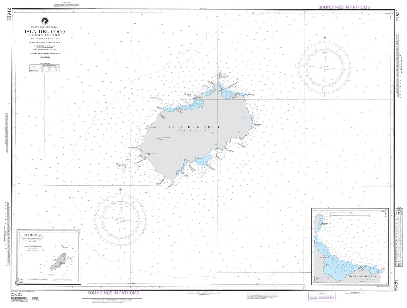 Isla del Coco | NGA Chart 21621