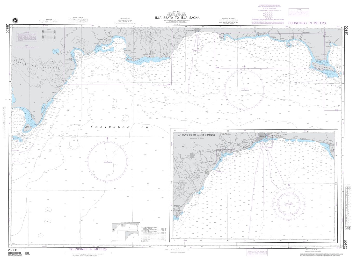 Isla Beata to Isla Saona | NGA Chart 25800