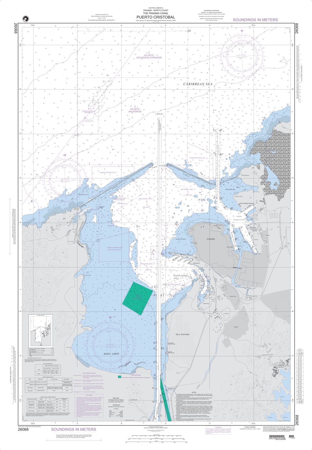 Puerto Cristobal | NGA Chart 26068