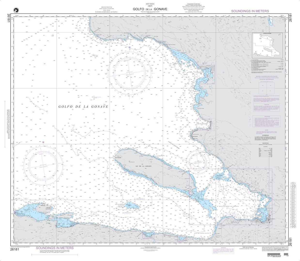 Golfe de la Gonave | Carte NGA 26181