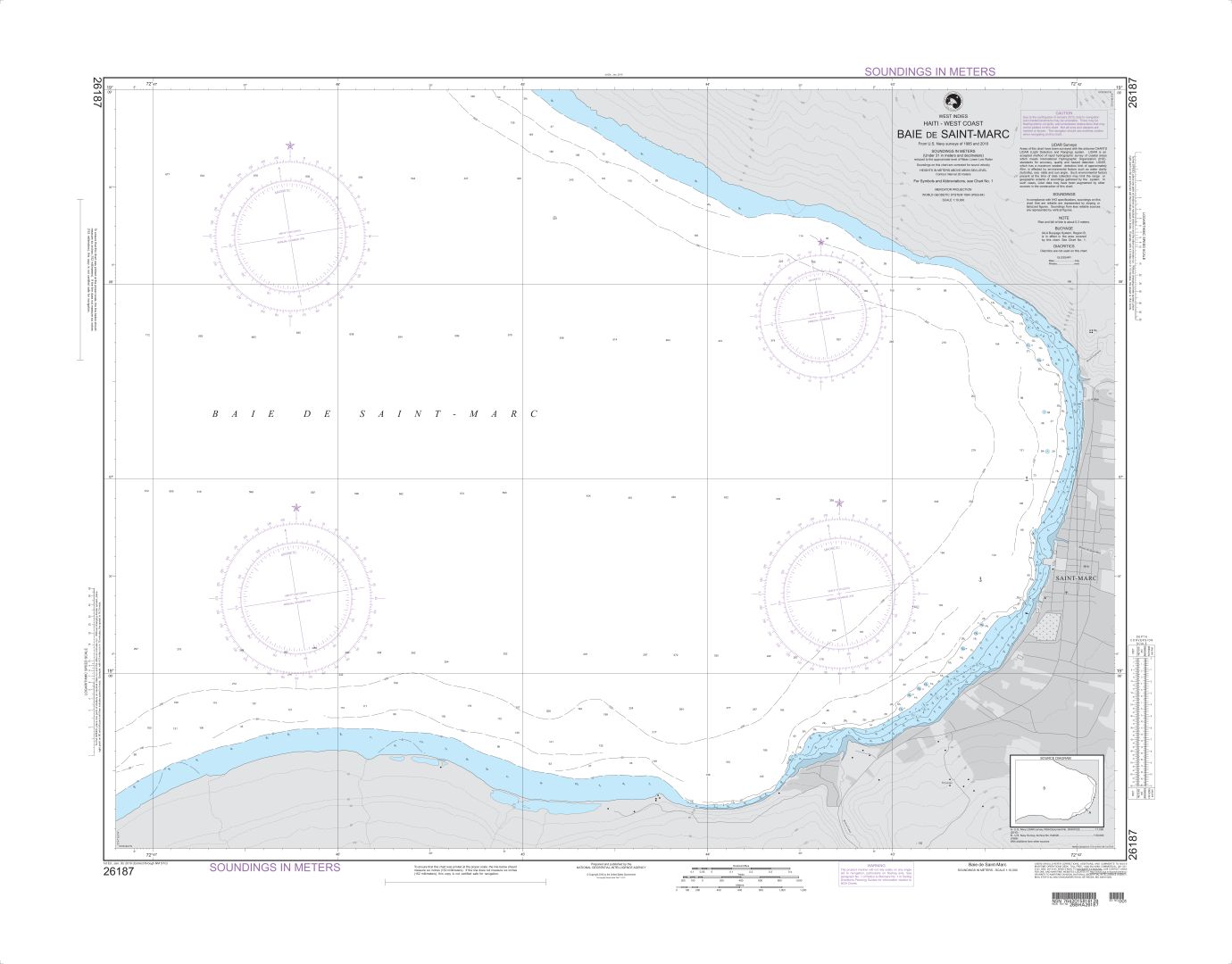 Baie de Saint-Marc | Carte NGA 26187