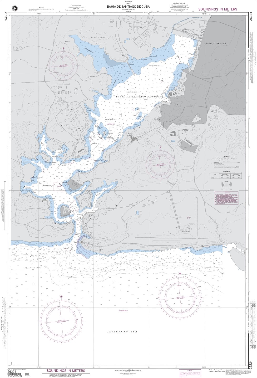 Bahia de Santiago de Cuba | NGA Chart 26224