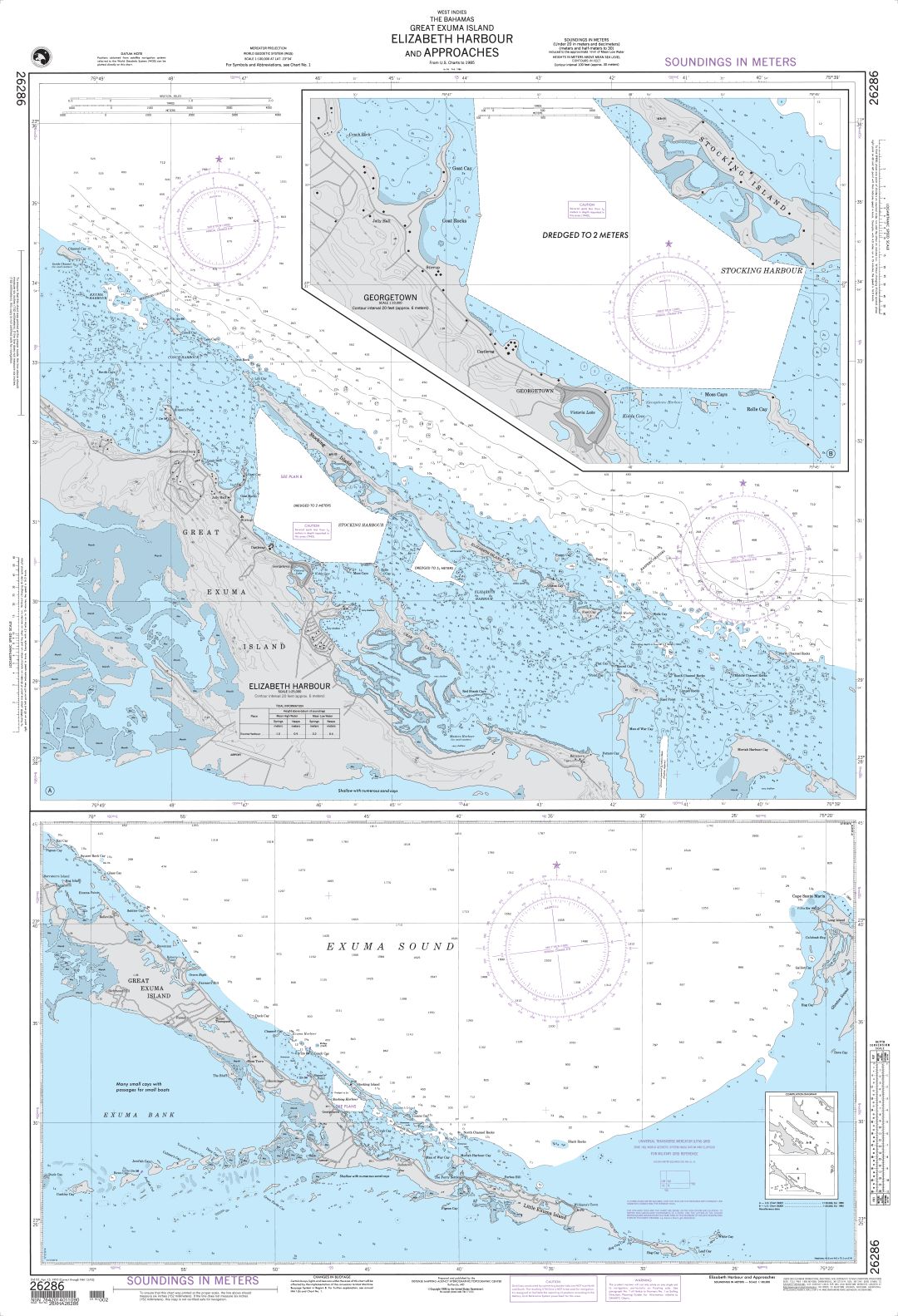 Elizabeth Harbour and Approaches | Carte NGA 26286