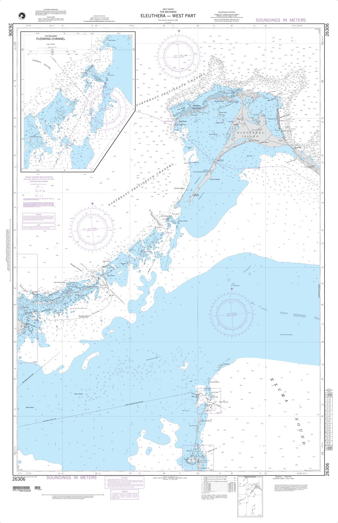 Eleuthera - West Part | NGA Chart 26306