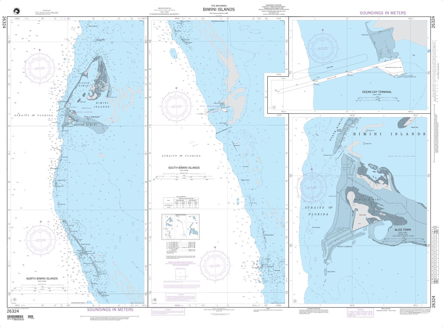 Bimini Islands | Carte NGA 26324