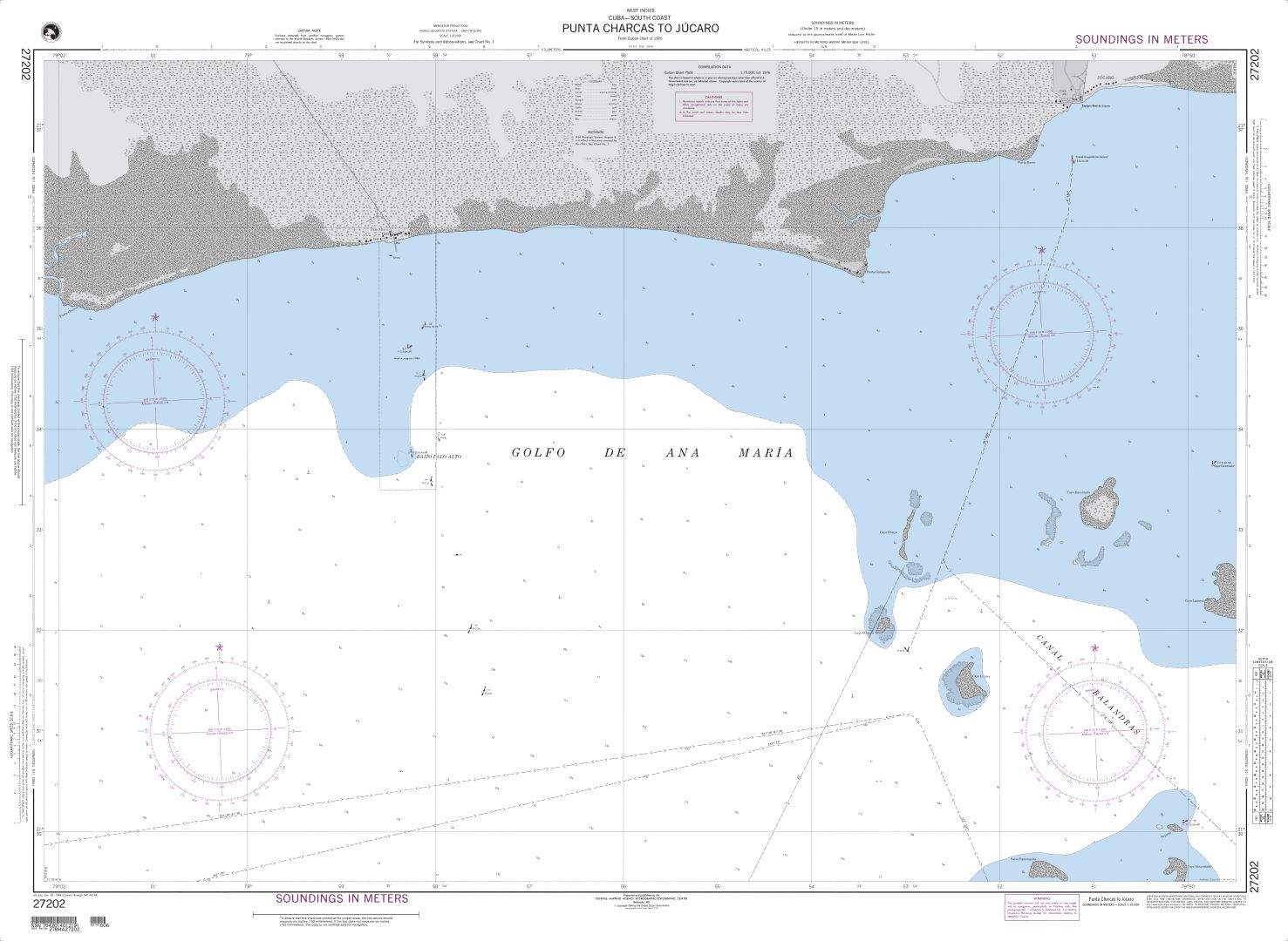 Punta Charchas to Jucaro | NGA Chart 27202