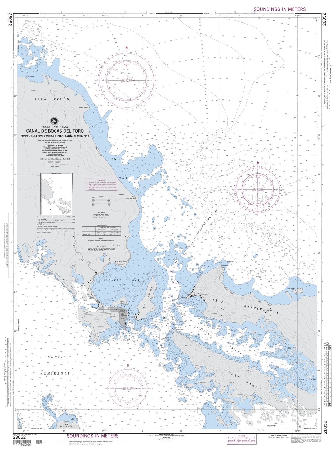 Canal de Bocas del Toro | NGA Chart 28052