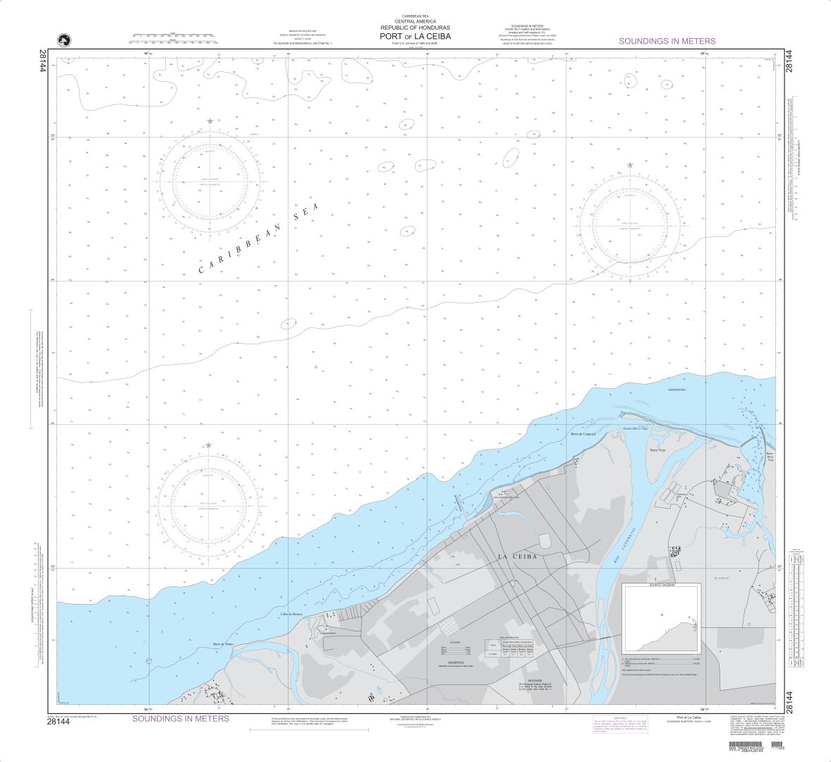 Port of La Ceiba | NGA Chart 28144