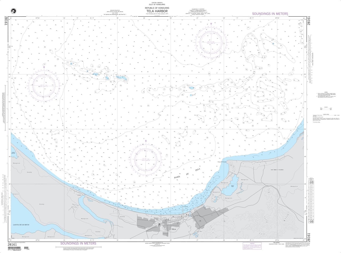 Tela Harbor | Carte NGA 28161