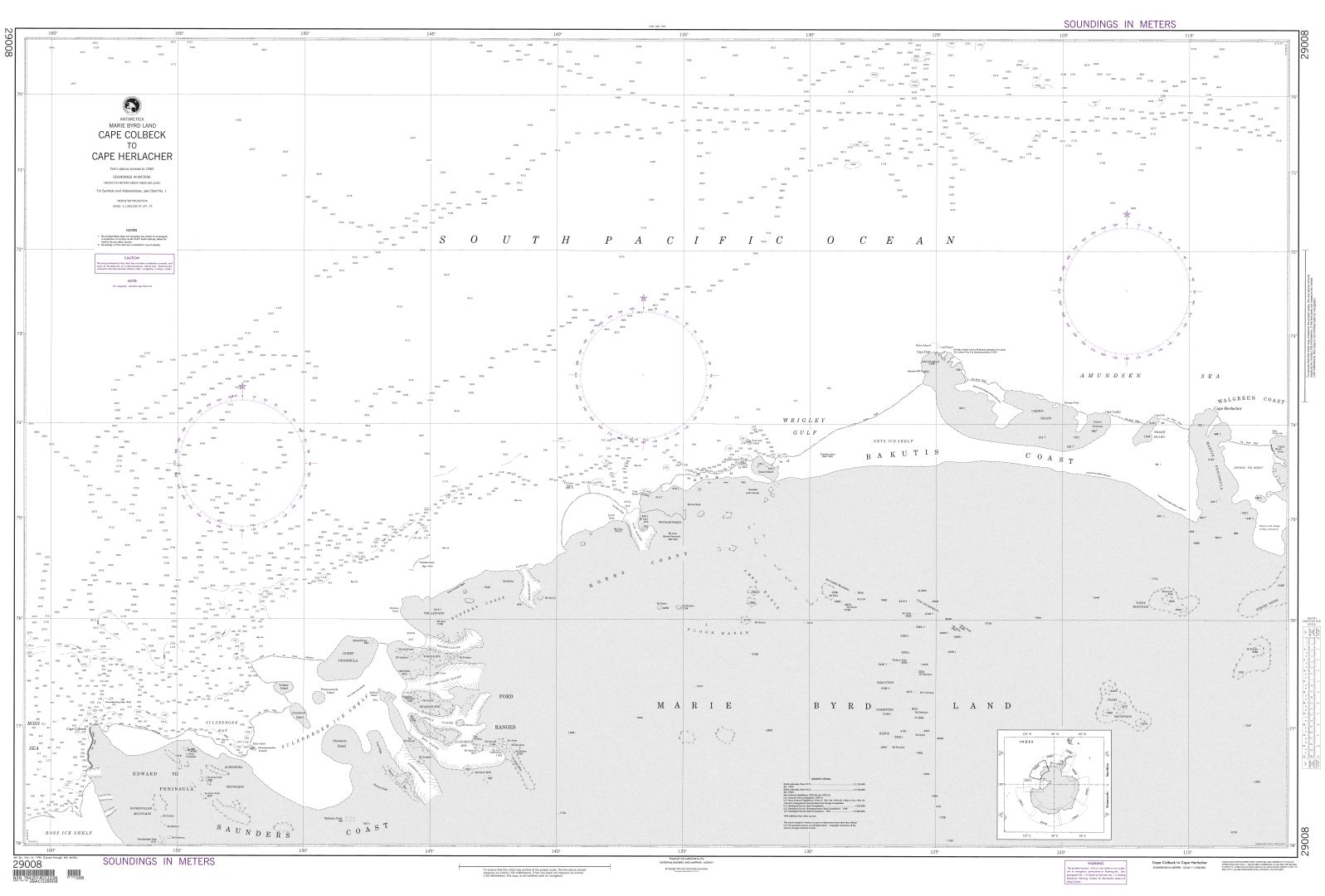 Cape Colbeck to Cape Herlacher | NGA Chart 29008