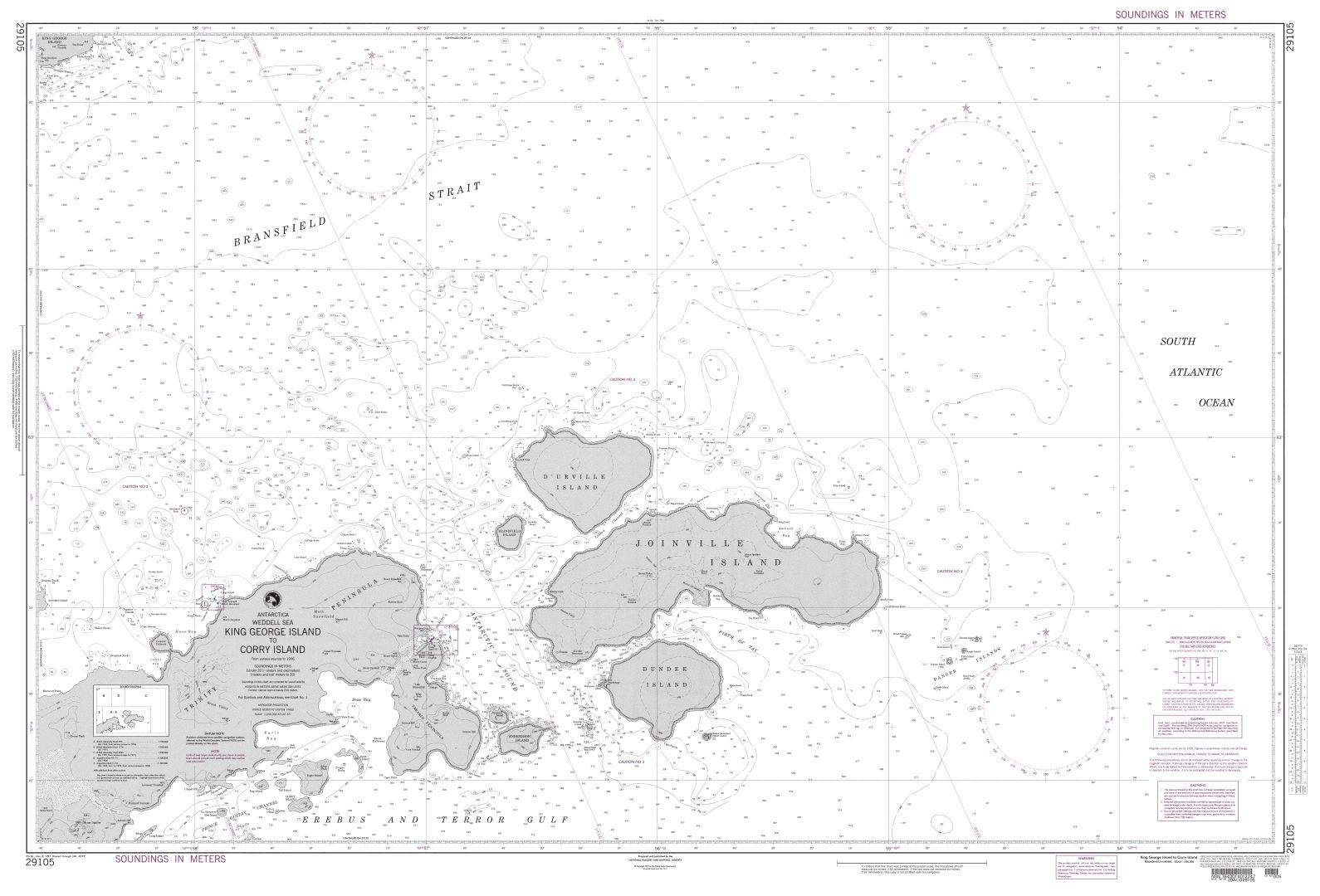 King George Island to Corry Island | NGA Chart 29105