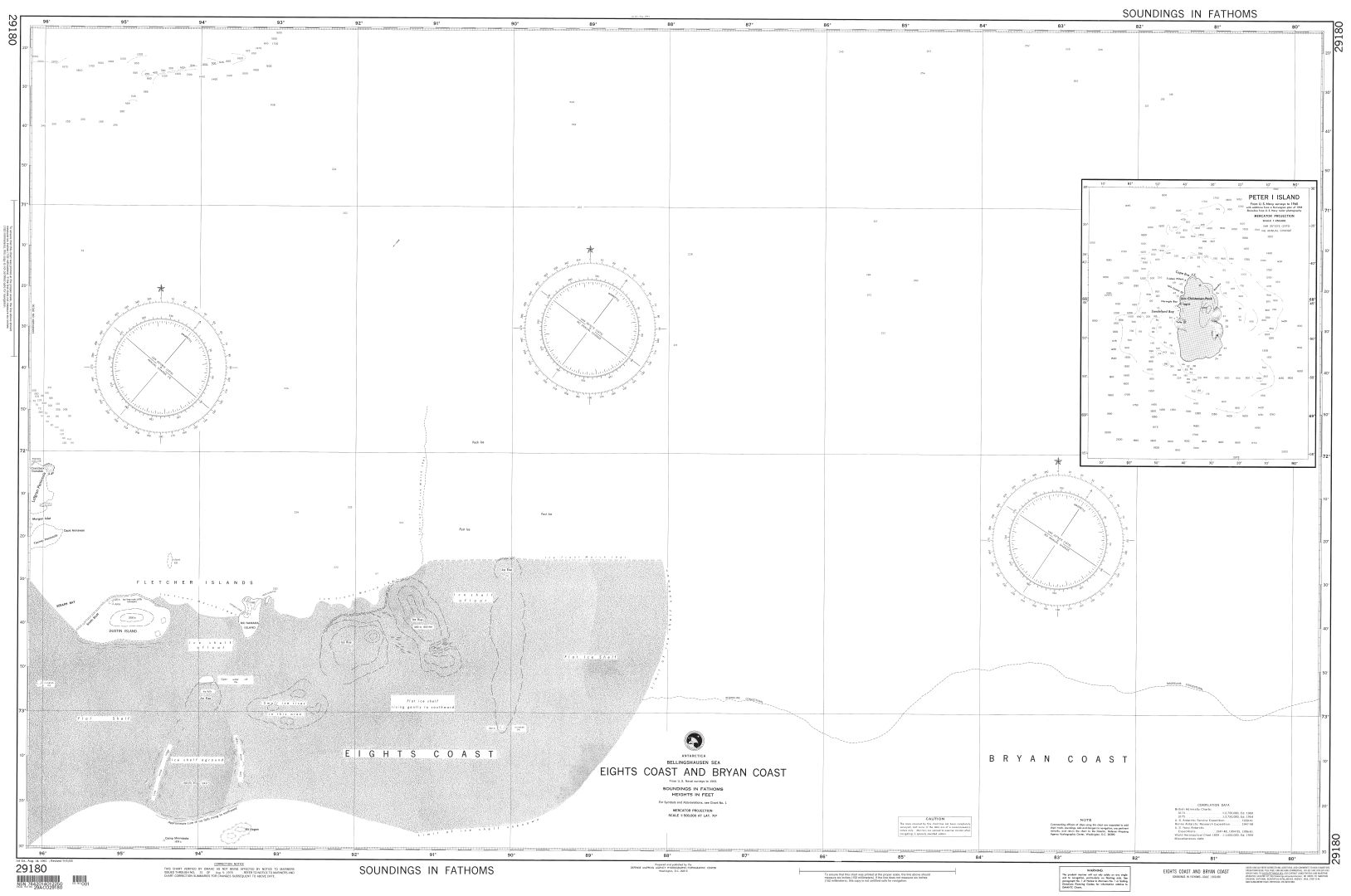 Eights Coast and George Bryan Coast | NGA Chart 29180