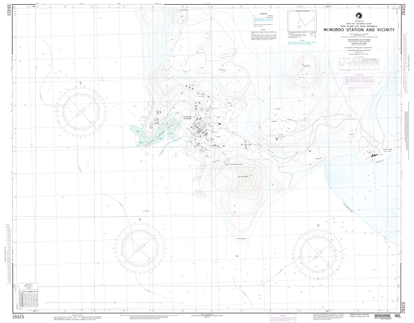 McMurdo Station and Vicinity | NGA Chart 29323