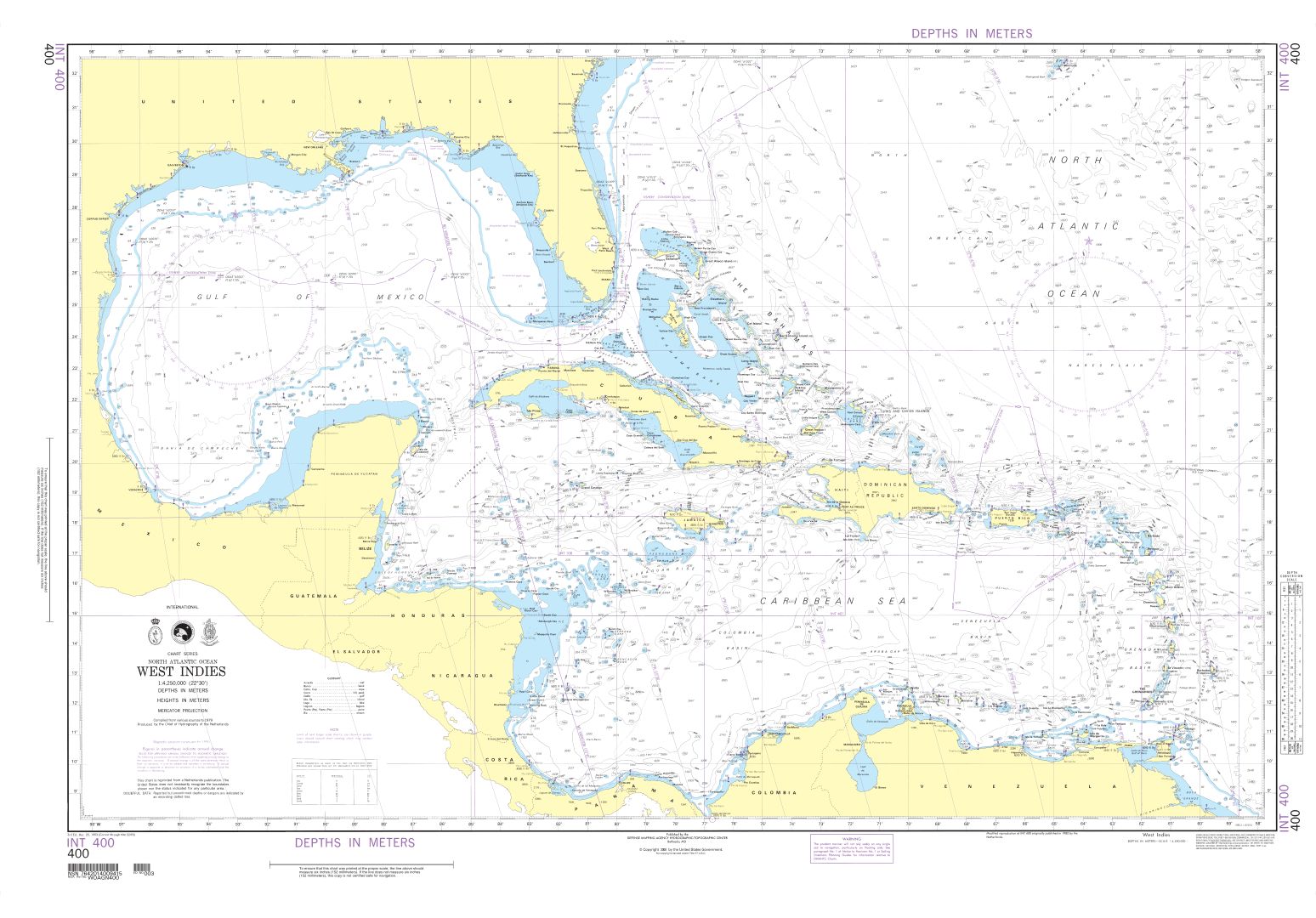 West Indies | Carte NGA 400