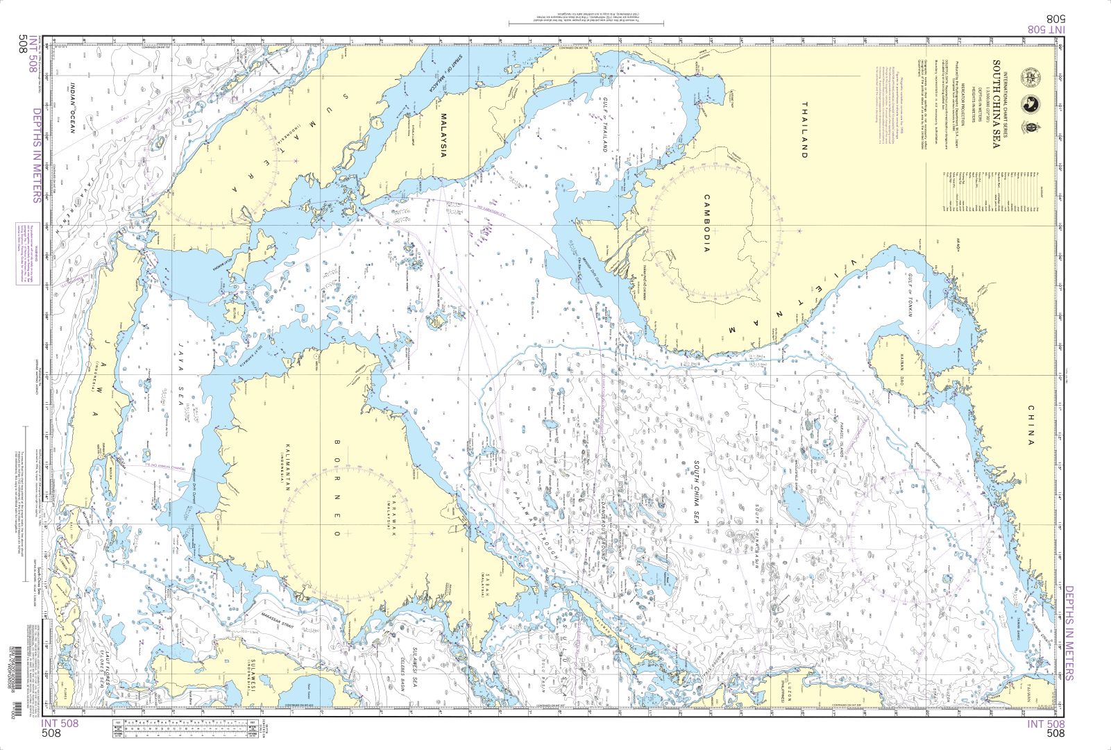 South China Sea | NGA Chart 508