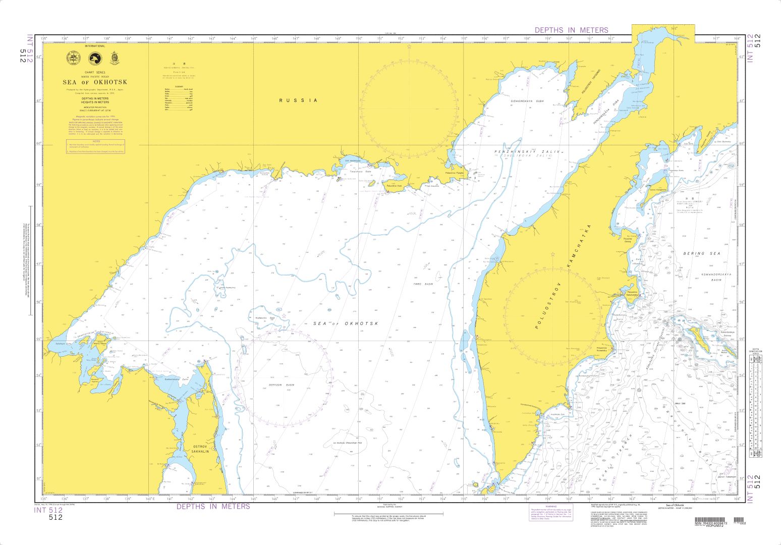 Sea of Okhotsk | NGA Chart 512