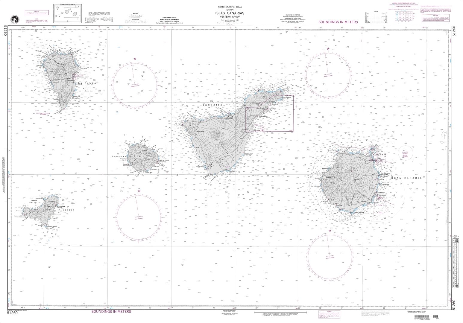 Canary Islands - Western Group | NGA Chart 51260
