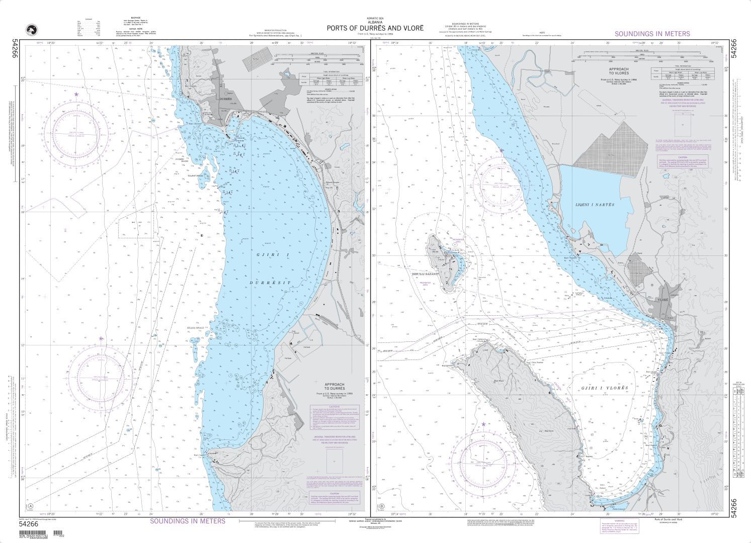 Ports of Durres and Vlore | NGA Chart 54266