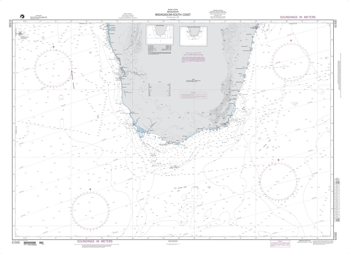 Madagascar - South Coast | NGA Chart 61500