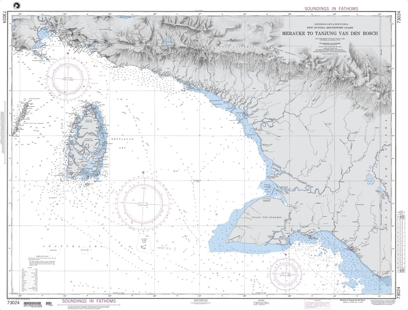 Merauke to Tanjung Bosch | NGA Chart 73024