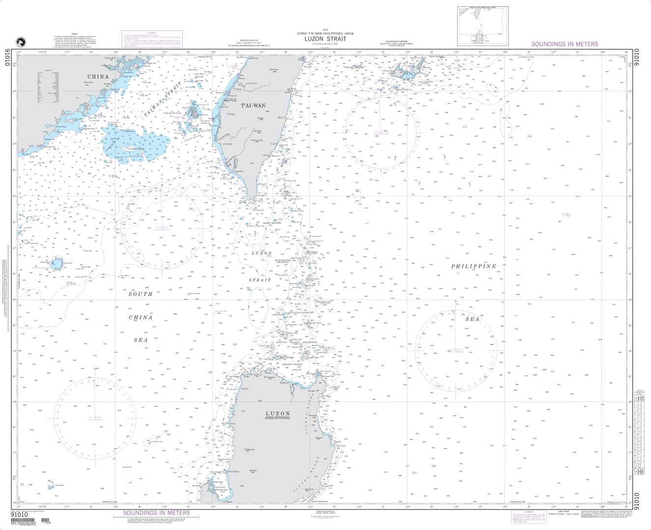 Luzon Strait | NGA Chart 91010