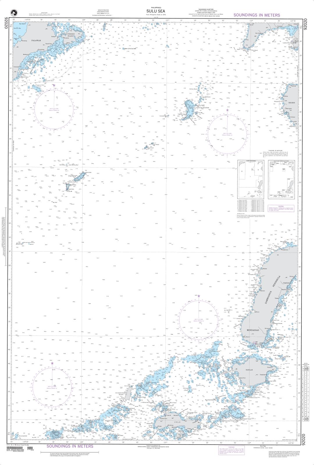 Sulu Sea | Carte NGA 92020