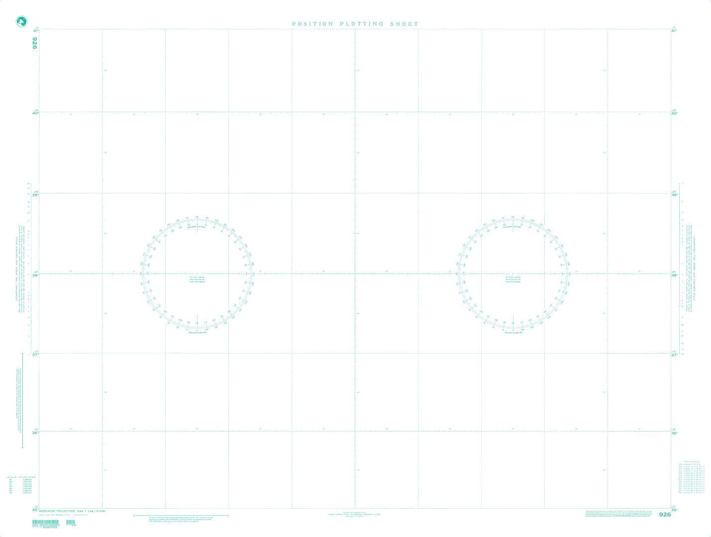 Plotting Chart 926 | NGA Chart 926