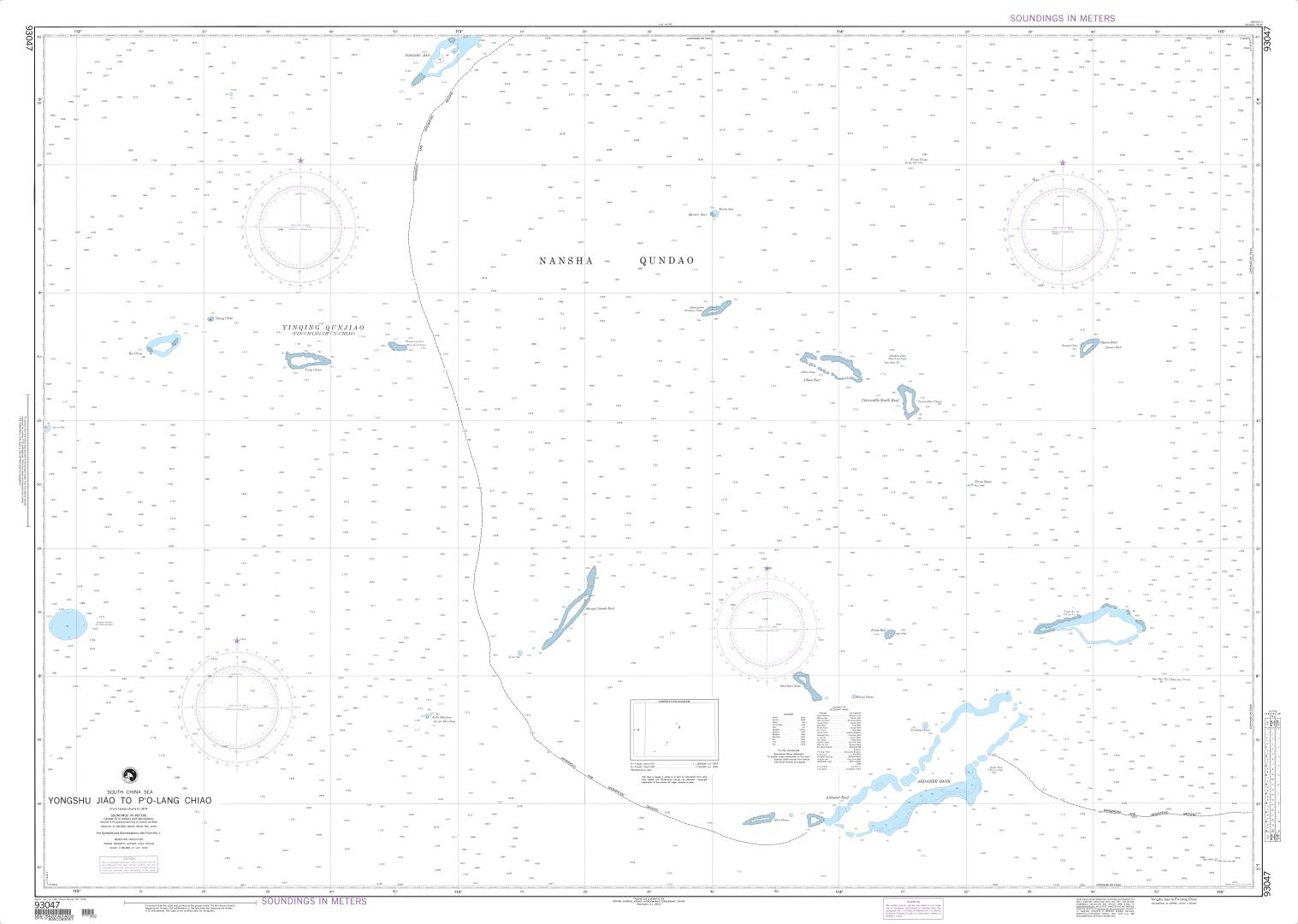 Yongshu Jiao to Po-Lang Chiao | NGA Chart 93047
